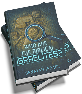 Who Are the Biblical Israelites? by Benayah Israel — book cover showing stacked hardcover editions